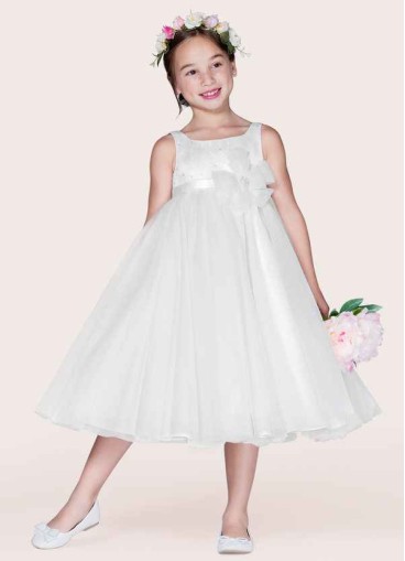 Dwolves Lupine Flower Girl Dress