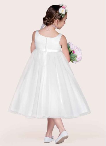 Dwolves Lupine Flower Girl Dress