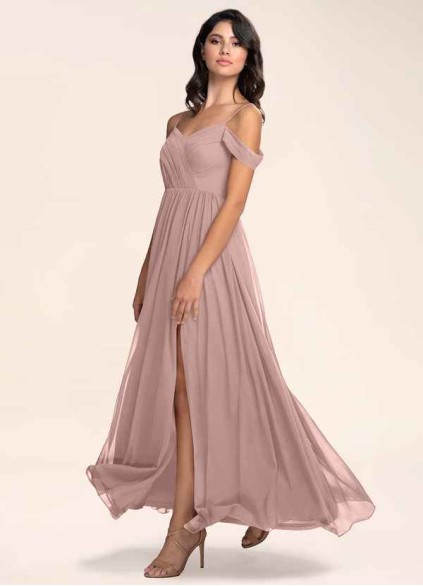 Blush Mark Philosophy Of Love Dusty Rose Chiffon Maxi Dress Blush Mark Philosophy Of Love Dusty Rose Chiffon Maxi Dress