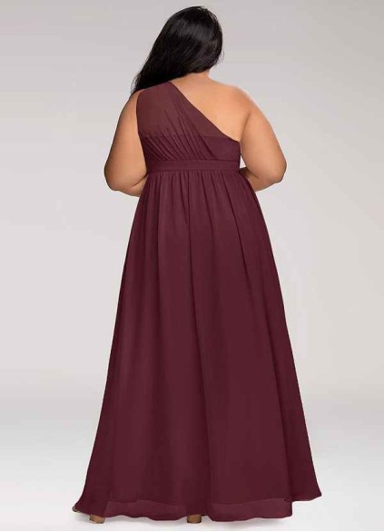 Blush Mark Magical Day Cabernet Chiffon Maxi Dress Blush Mark Magical Day Cabernet Chiffon Maxi Dress