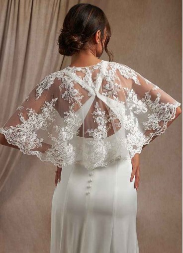 Dwolves Hephzibah Lace Tulle Wrap