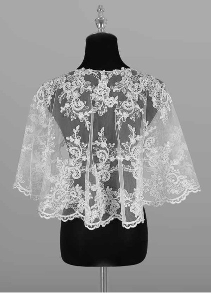 Dwolves Hephzibah Lace Tulle Wrap Dwolves Hephzibah Lace Tulle Wrap