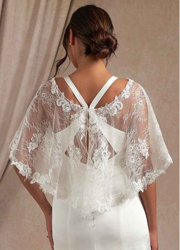 Dwolves Hodesh Lace Tulle Wrap