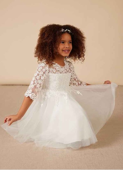 Dwolves lindsay Flower Girl Dress