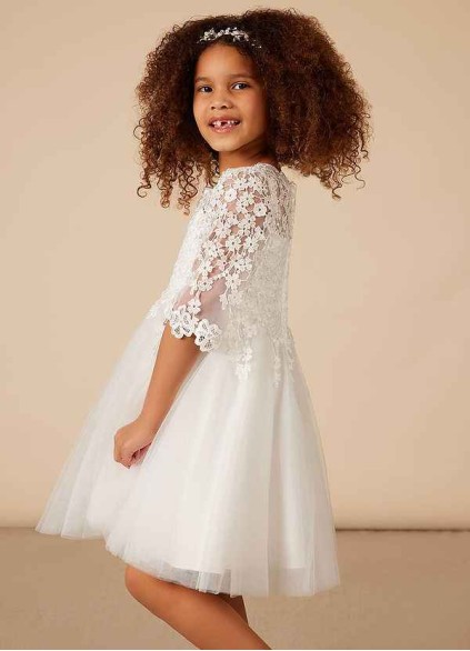 Dwolves lindsay Flower Girl Dress