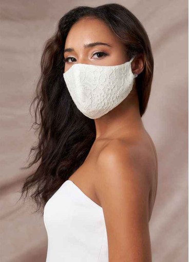 Dwolves Non-Medical Ivory Lace Reusable Face Mask