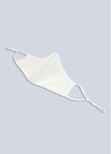Dwolves Non-Medical Ivory Lace Reusable Face Mask