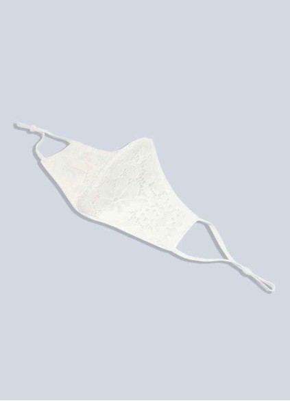 Dwolves Non-Medical Ivory Lace Reusable Face Mask Dwolves Non-Medical Ivory Lace Reusable Face Mask