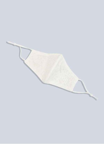 Dwolves Non-Medical Ivory Lace Reusable Face Mask Dwolves Non-Medical Ivory Lace Reusable Face Mask