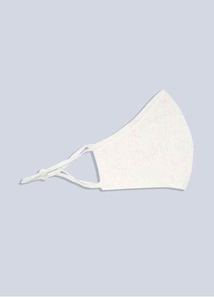 Dwolves Non-Medical Ivory Lace Reusable Face Mask Dwolves Non-Medical Ivory Lace Reusable Face Mask