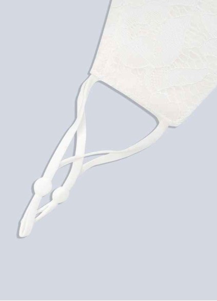Dwolves Non-Medical Ivory Lace Reusable Face Mask Dwolves Non-Medical Ivory Lace Reusable Face Mask