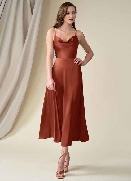 Dwolves Ceci Stretch Satin Dress Dwolves Ceci Stretch Satin Dress