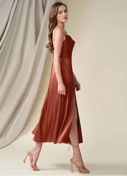 Dwolves Ceci Stretch Satin Dress Dwolves Ceci Stretch Satin Dress