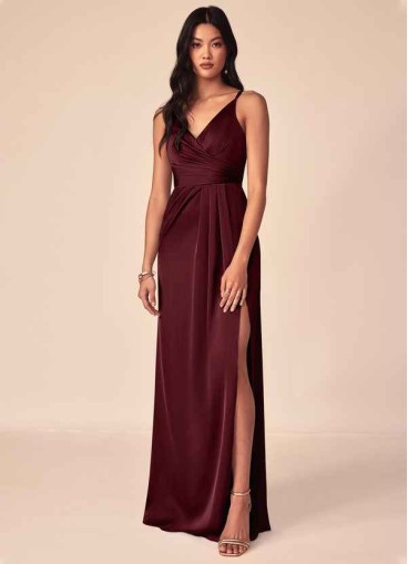 Dwolves Aqua Stretch Satin Dress