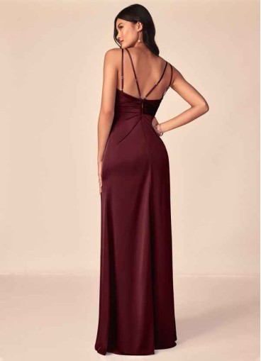 Dwolves Aqua Stretch Satin Dress