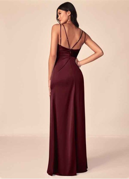 Dwolves Aqua Stretch Satin Dress Dwolves Aqua Stretch Satin Dress