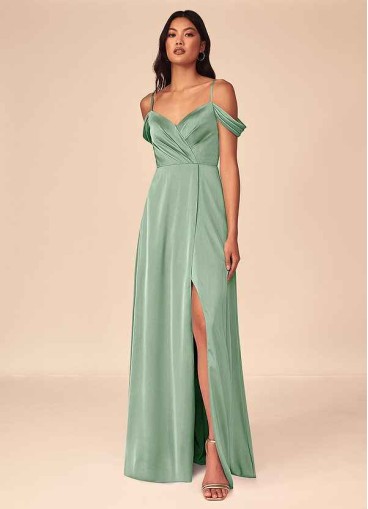 Dwolves Ocean Stretch Satin Dress