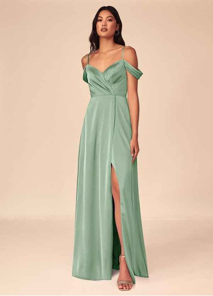 Dwolves Ocean Stretch Satin Dress