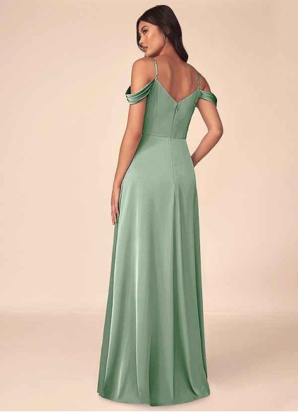 Dwolves Ocean Stretch Satin Dress