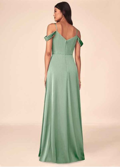 Dwolves Ocean Stretch Satin Dress