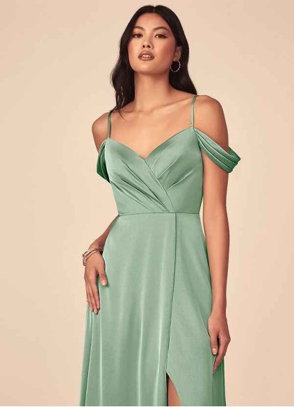 Dwolves Ocean Stretch Satin Dress