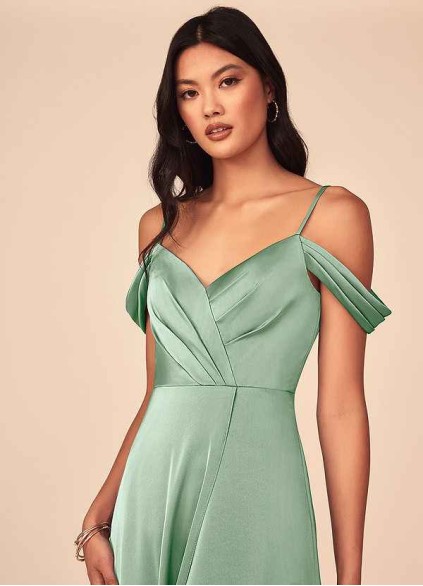 Dwolves Ocean Stretch Satin Dress