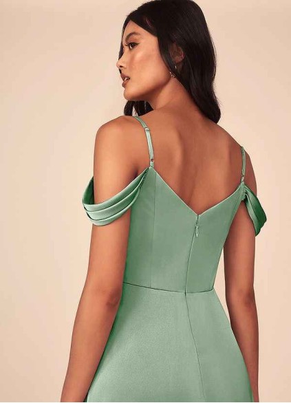 Dwolves Ocean Stretch Satin Dress