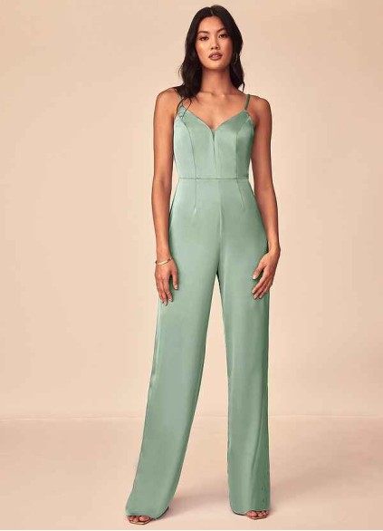 Dwolves Elizabella Stretch Satin Jumpsuit