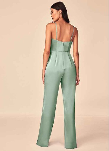 Dwolves Elizabella Stretch Satin Jumpsuit