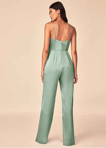 Dwolves Elizabella Stretch Satin Jumpsuit Dwolves Elizabella Stretch Satin Jumpsuit