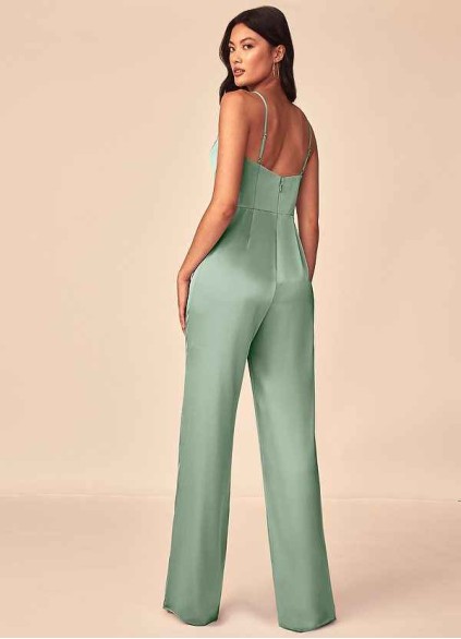 Dwolves Elizabella Stretch Satin Jumpsuit Dwolves Elizabella Stretch Satin Jumpsuit
