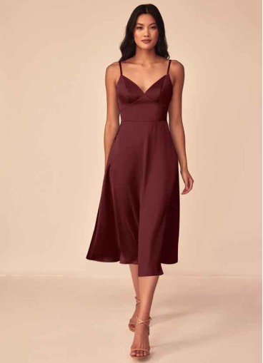 Dwolves Dottie Stretch Satin Dress