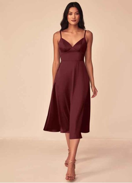 Dwolves Dottie Stretch Satin Dress Dwolves Dottie Stretch Satin Dress