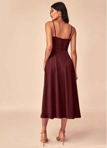 Dwolves Dottie Stretch Satin Dress