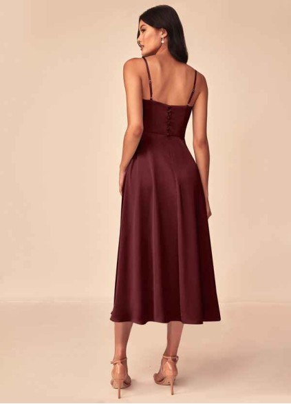 Dwolves Dottie Stretch Satin Dress Dwolves Dottie Stretch Satin Dress