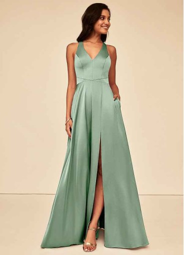 Dwolves Ceria Stretch Satin Dress