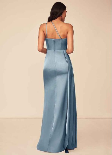Dwolves Maron Stretch Satin Dress