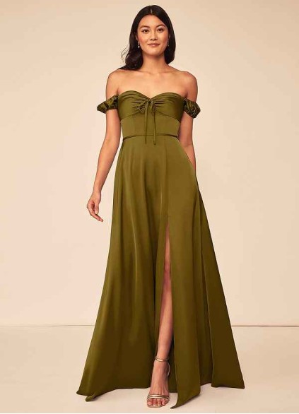 Dwolves Asha Stretch Satin Dress