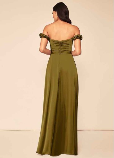 Dwolves Asha Stretch Satin Dress