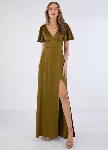 Dwolves Lani Stretch Satin Dress