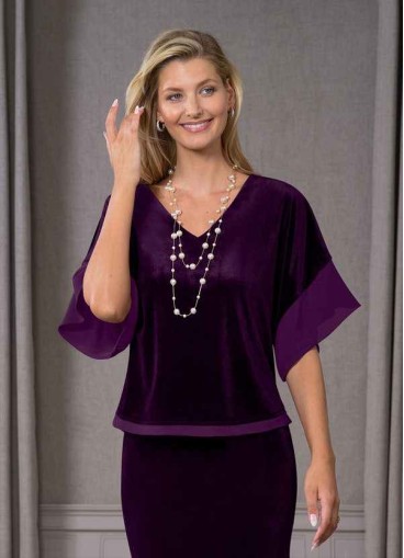 Dwolves Fianna Velvet Blouse
 ( Final Sale )