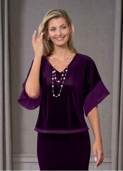 Dwolves Fianna Velvet Blouse
 ( Final Sale )