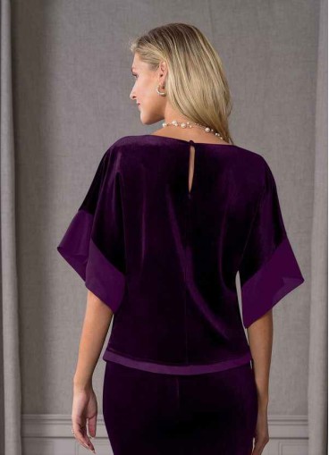 Dwolves Fianna Velvet Blouse
 ( Final Sale )
