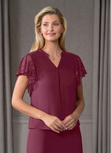 Dwolves Abby Blouse
 ( Final Sale )