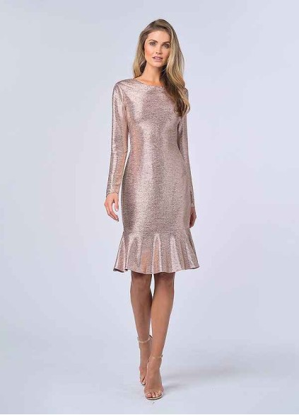 UpStudio Metallic Foiled Shift Dress UpStudio Metallic Foiled Shift Dress