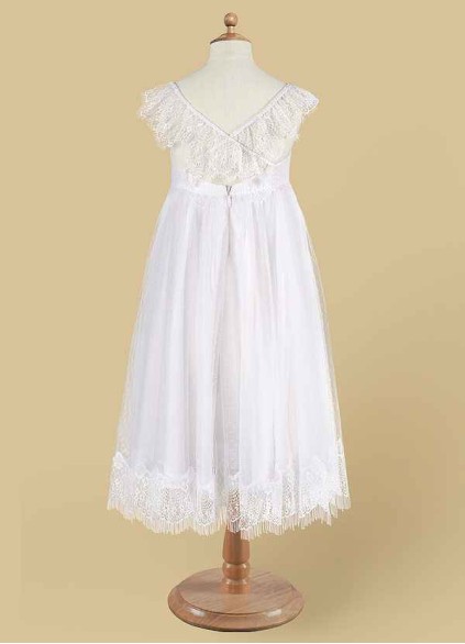 Dwolves Guava Flower Girl Dress Dwolves Guava Flower Girl Dress