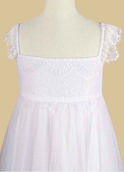 Dwolves Guava Flower Girl Dress Dwolves Guava Flower Girl Dress