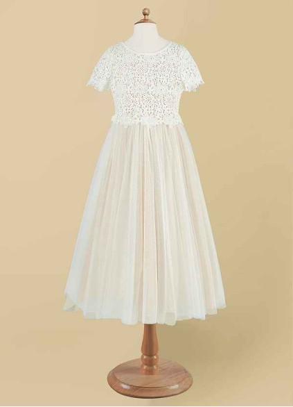 Dwolves Petal Flower Girl Dress Dwolves Petal Flower Girl Dress