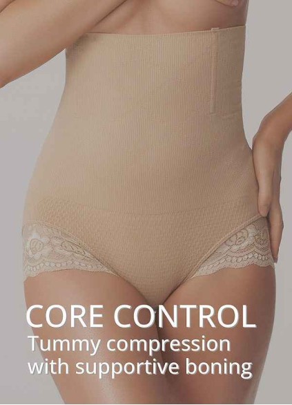 High Waisted Control Butt Lifter Lace Panty High Waisted Control Butt Lifter Lace Panty
