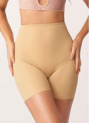 High Waisted Seamless Mid Thigh Shorts